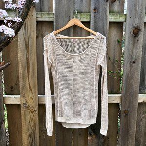 Mossimo knit fisherman style pullover sweater